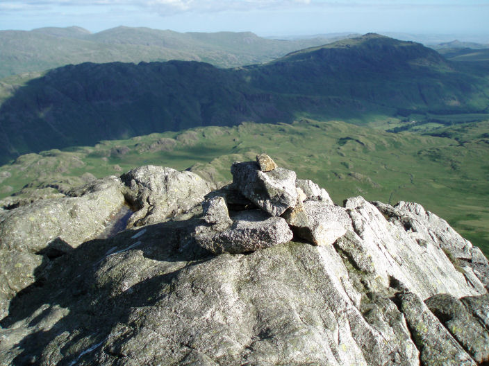 Slight Side summit cairn Slight Side summit cairn